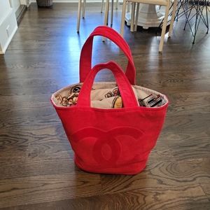 Used once Chanel Reversible Terry Tote
